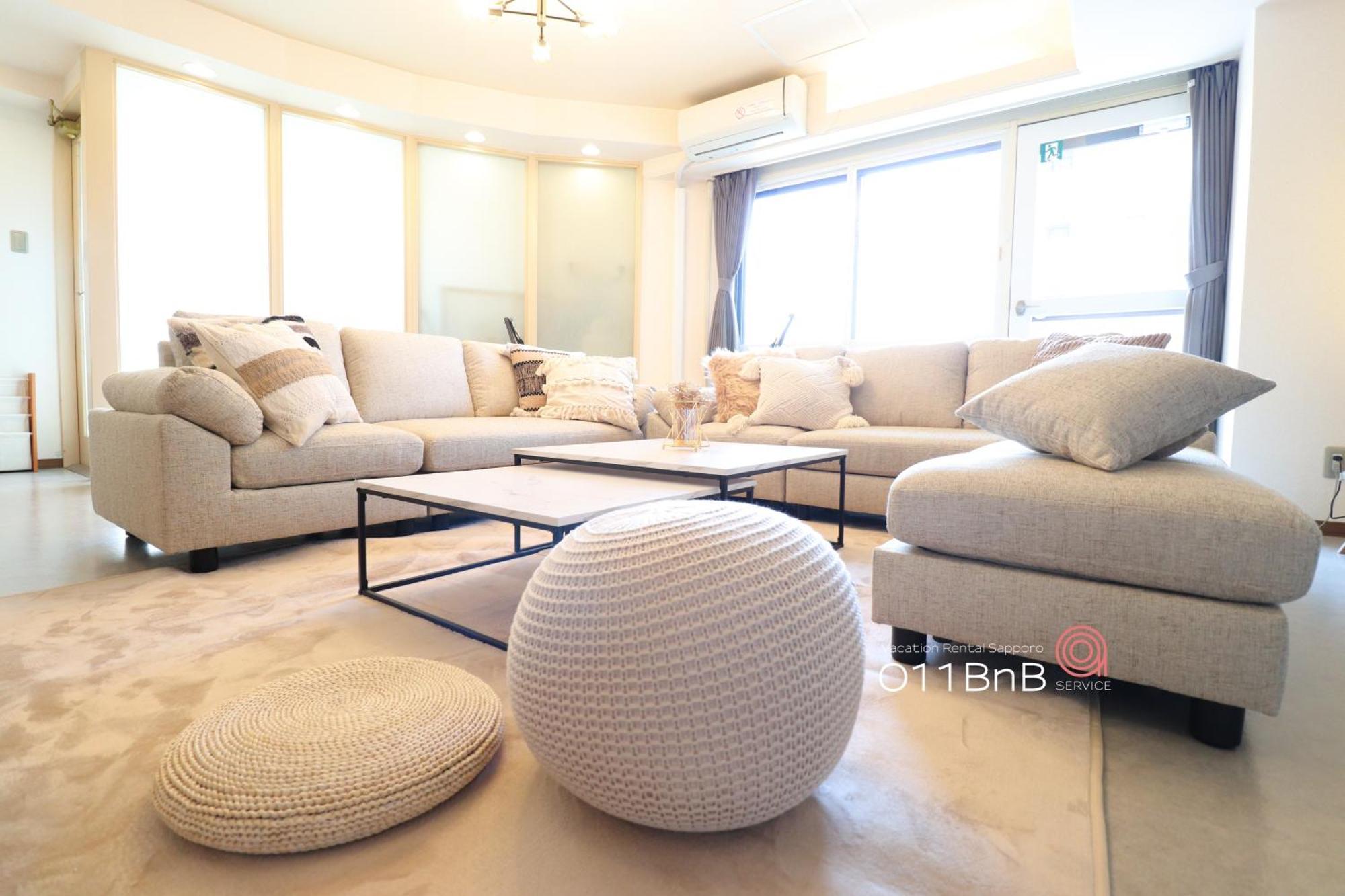 Nk Bld4F Sapporo 3Ldk 3Br 1 Floor 1 Room Bagian luar foto